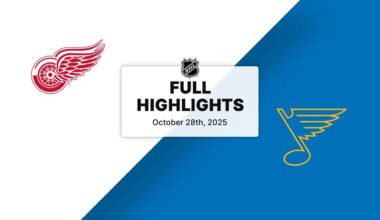 NHL Highlights | Red Wings vs. Blues | October 28, 2025
