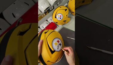 How It's Made: Gold Helmet Edition 🟡 (🎥: @RiddellSports)