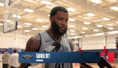 Saddiq Bey on starting stronger, DeAndre Jordan | New Orleans Pelicans