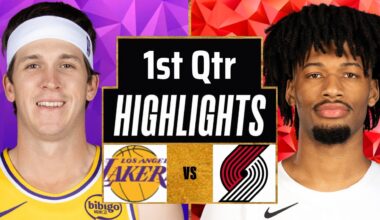 Los Angeles Lakers vs Blazers Full Game Highlights 1st Qtr P2 | Oct 27 | 2025 NBA Highlights