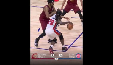 2nd Half Highlights | Pistons vs Cavs #nba #detroitpistons #pistons