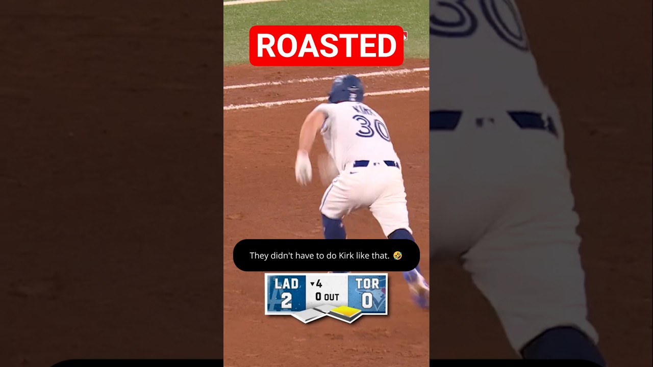 Announcers Did Kirk Dirty 😂 #baseball #funny