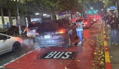 Does anyone respect the bus lane after the game?!