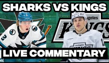 San Jose Sharks Vs Los Angeles Kings LIVE COMMENTARY | 2025-26 NHL Season