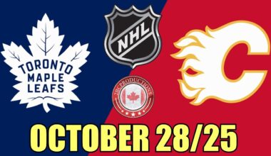 Toronto Maple Leafs vs Calgary Flames October 28 25 w/Superbman