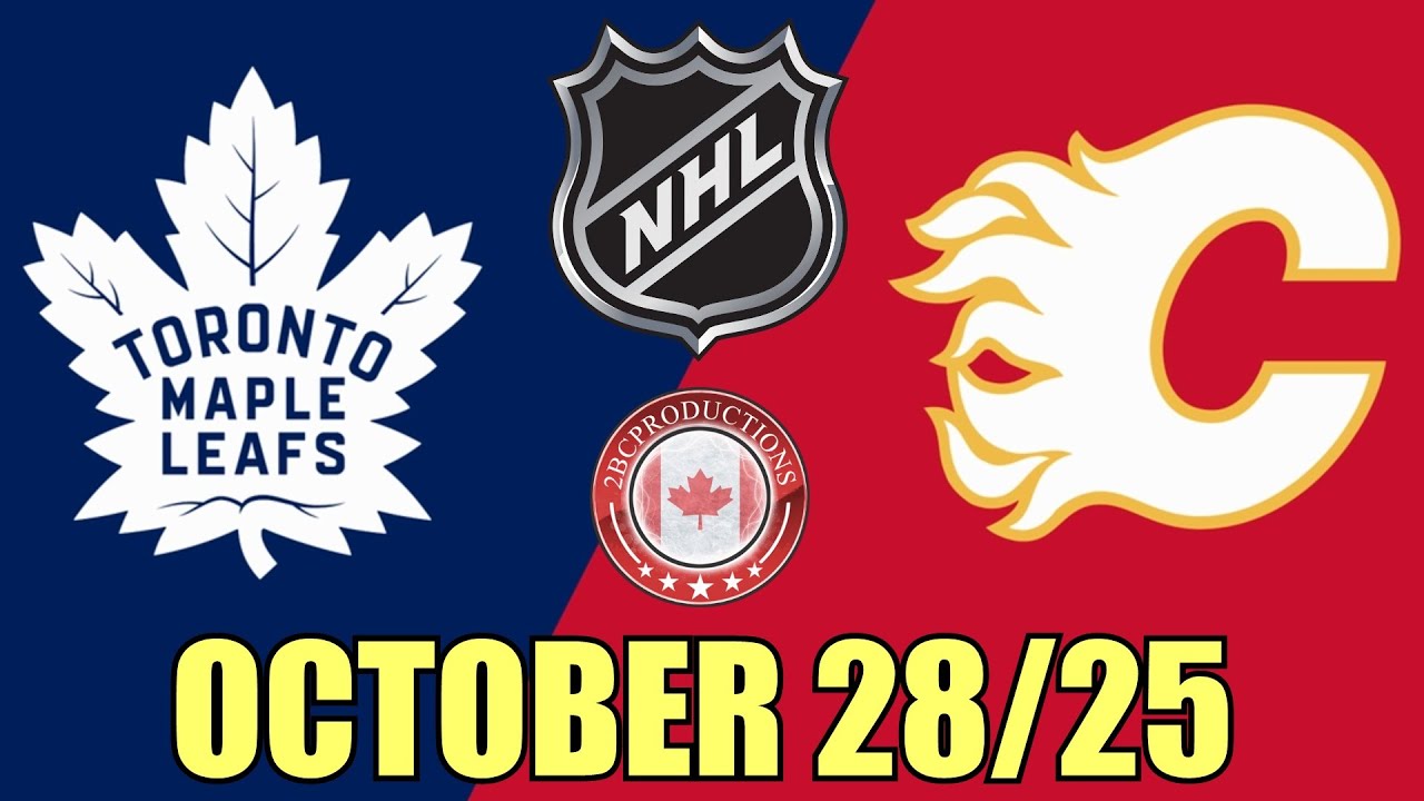 Toronto Maple Leafs vs Calgary Flames October 28 25 w/Superbman