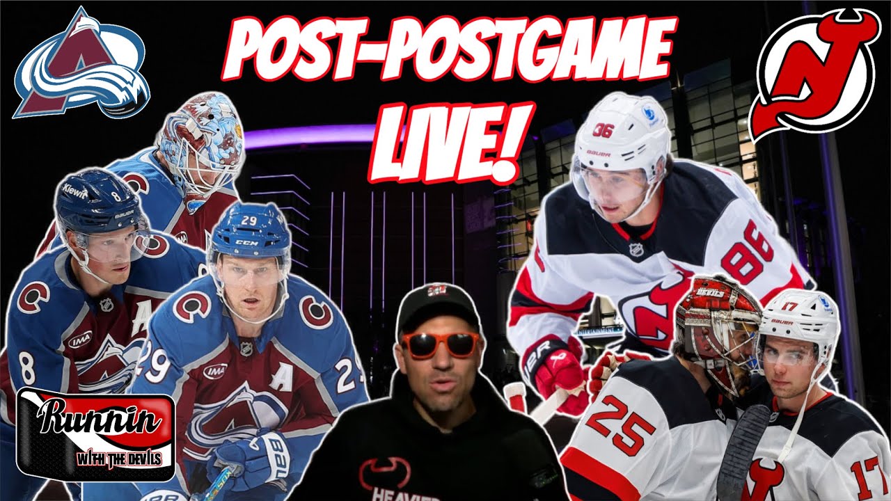 NJ Devils vs. Colorado Avalanche Post-Postgame LIVE! 10/28/25 | LOOKING FOR 9!