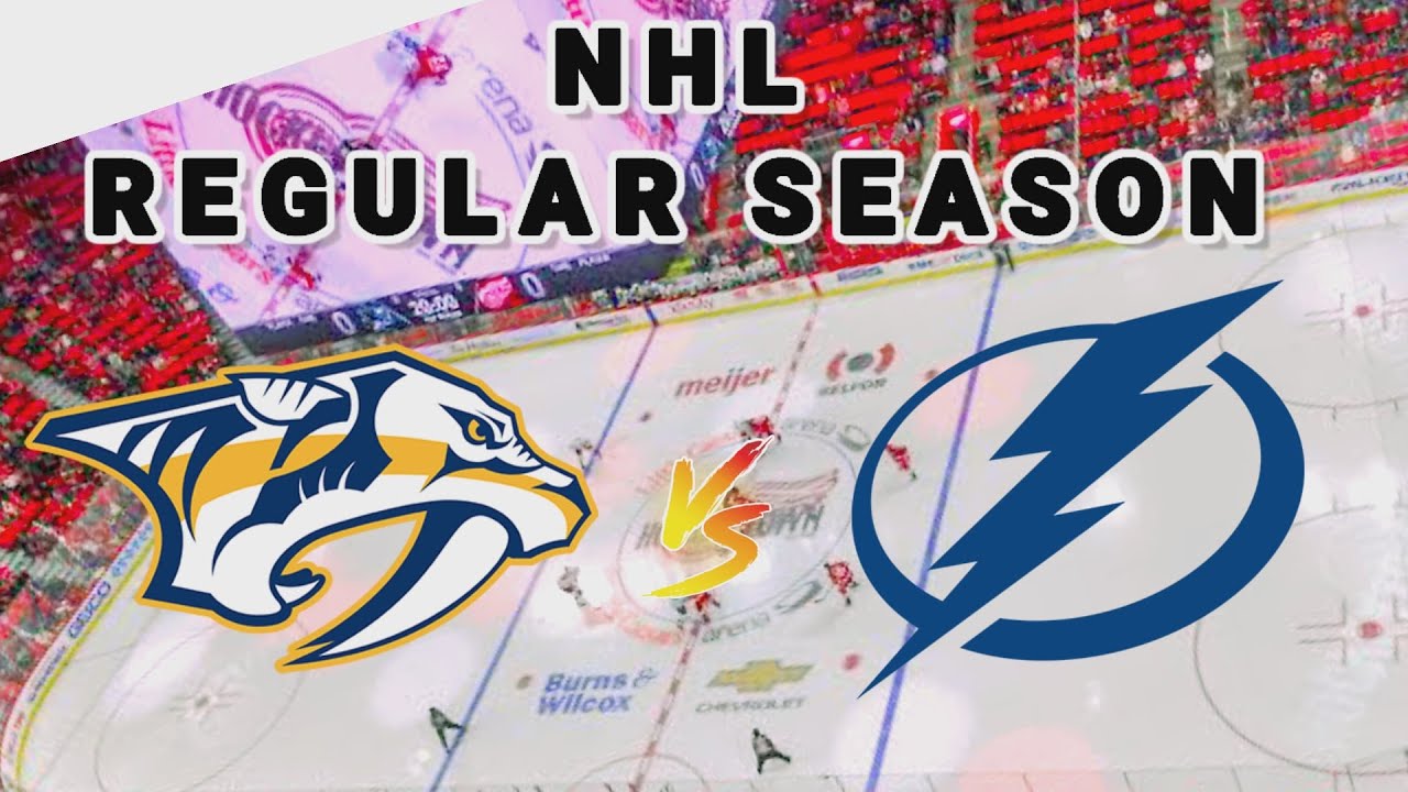 Nashville Predators vs Tampa Bay Lightning | 2025 NHL Regular Season Live Play by Play Score