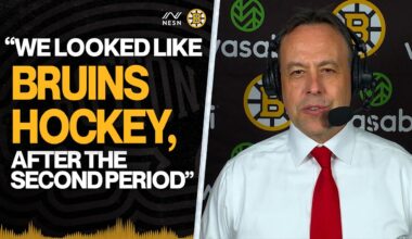 Marco Sturm Reacts to Bruins' Rally Win 5-2 Over Islanders