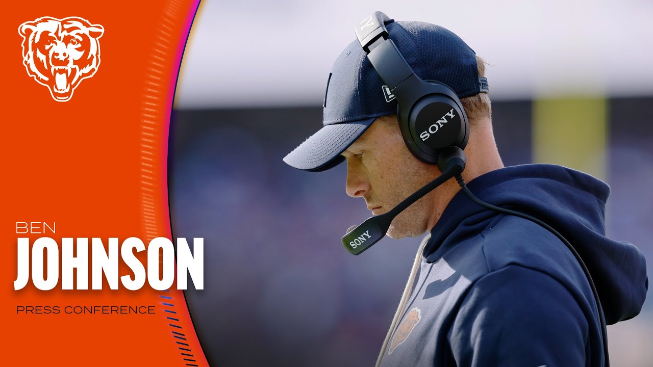 Ben Johnson on Week 8 game vs. Baltimore Ravens | Chicago Bears