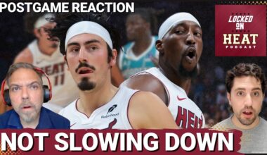 REACTION: Miami Heat TORCH Hornets For 144 Points! Jaime Jaquez Jr. STEPS UP, Heat Win 3rd Straight