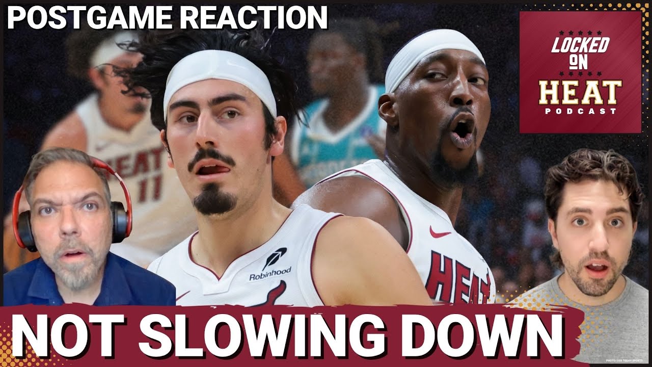 REACTION: Miami Heat TORCH Hornets For 144 Points! Jaime Jaquez Jr. STEPS UP, Heat Win 3rd Straight