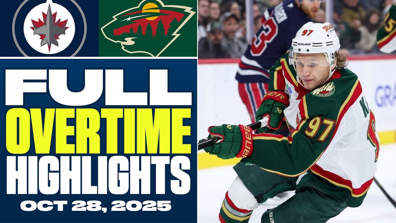 Winnipeg Jets at Minnesota Wild | FULL Overtime Highlights - October 28, 2025