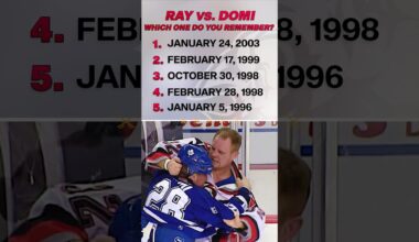 Rob Ray vs Tie Domi fights were unmatched! 😤 #nhl #fight #buffalosabres