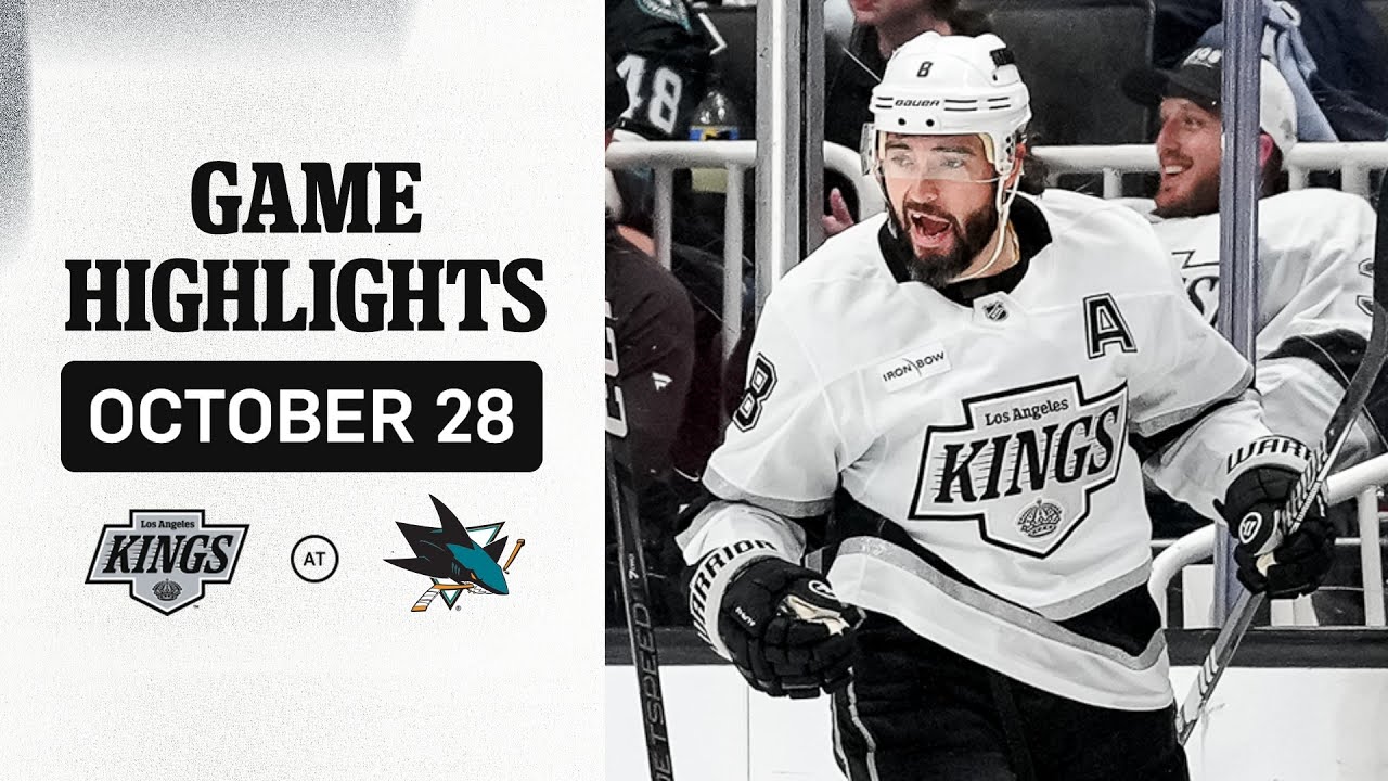 HIGHLIGHTS: LA Kings at San Jose Sharks | NHL Game Highlights