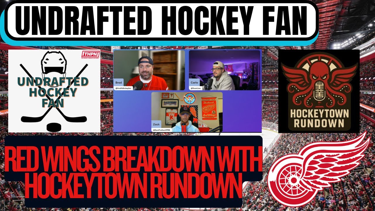 Detroit Red Wings Season So Far Breakdown; Interview w/@HockeytownRundown Emmitt Finnie for Calder