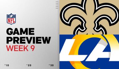 New Orleans Saints vs Los Angeles Rams | Week 9 Game Preview