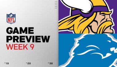 Minnesota Vikings vs Detroit Lions | Week 9 Game Preview