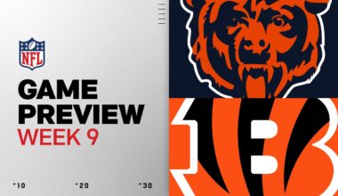 Chicago Bears vs Cincinnati Bengals | Week 9 Game Preview