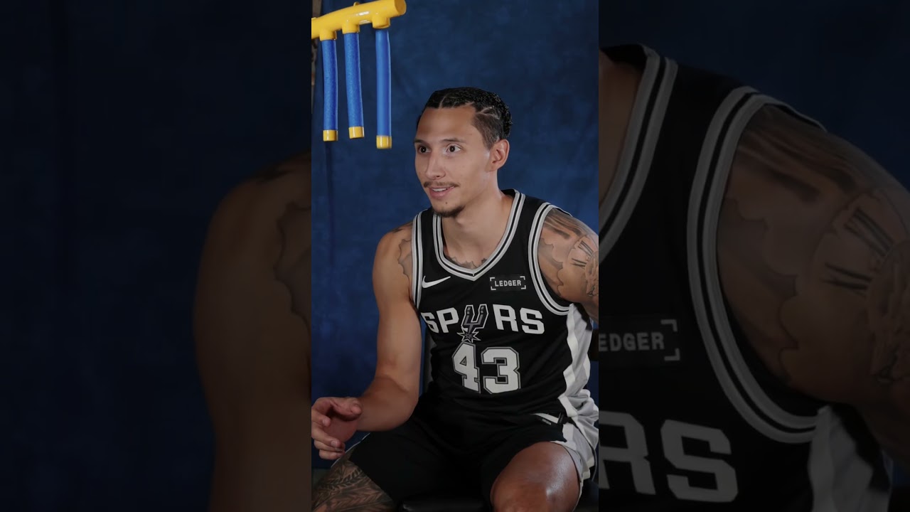 light work for KJ 😂 #Spurs #NBA