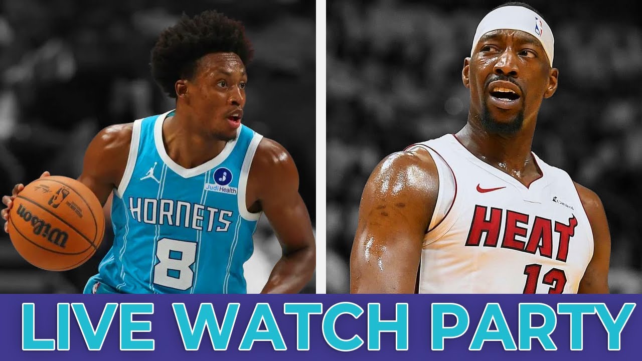 Charlotte Hornets at Miami Heat Live Watch Party Stream