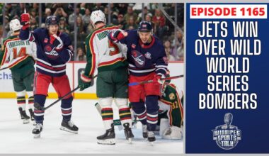 Winnipeg Jets win over Minnesota, Blue Jays tie World Series, Bombers prepare for Alouettes