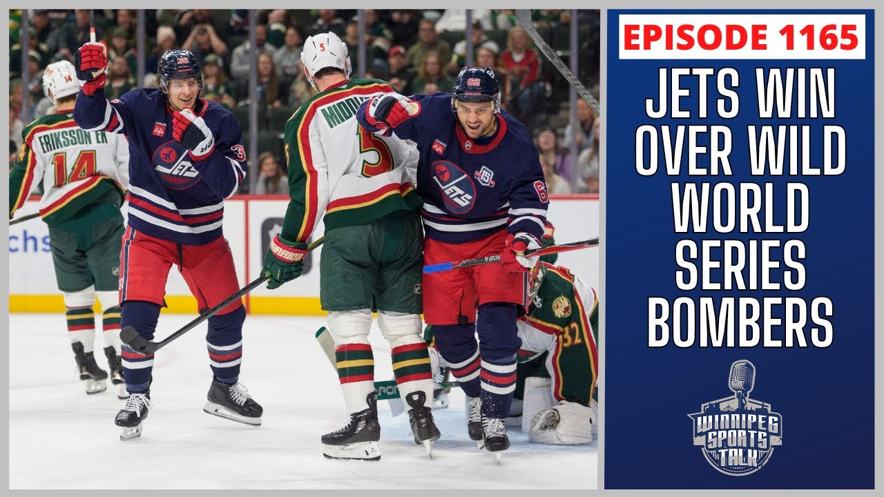 Winnipeg Jets win over Minnesota, Blue Jays tie World Series, Bombers prepare for Alouettes