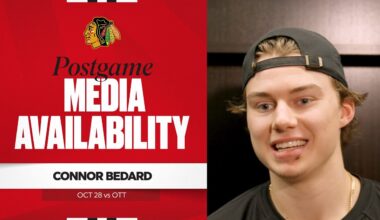 "We just believe in one another." | Connor Bedard Postgame 10.28.25