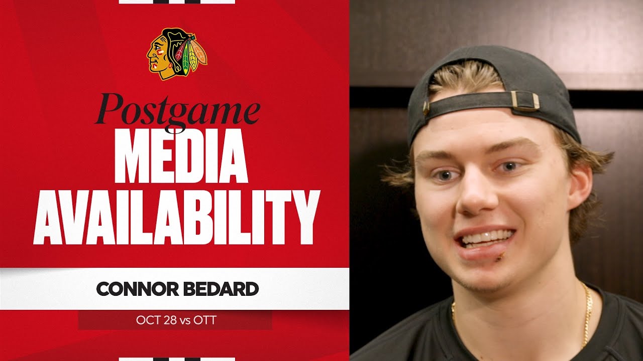"We just believe in one another." | Connor Bedard Postgame 10.28.25