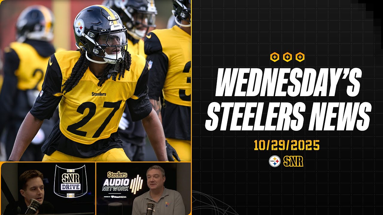 Steelers Prepare To Take On Colts | SNR Drive (Oct. 29) | Pittsburgh Steelers