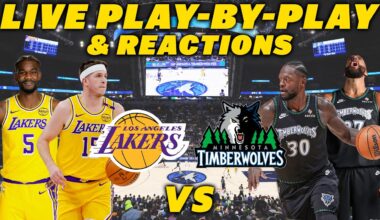 Los Angeles Lakers vs Minnesota Timberwolves | Live Play-By-Play & Reactions