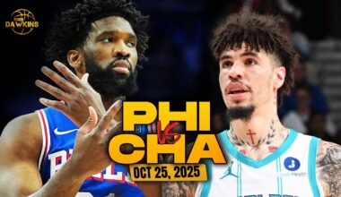 Philadelphia 76ers vs Charlotte Hornets Full Game Highlights | Oct 25, 2025 | FreeDawkins