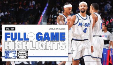 FULL GAME HIGHLIGHTS: ORLANDO MAGIC VS. DETROIT PISTONS 10.29.25