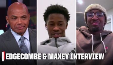 VJ Edgecombe & Tyrese Maxey join the Inside Guys for an interview | Inside the NBA