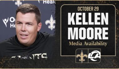 Kellen Moore on starting QB Tyler Shough, Rams | New Orleans Saints