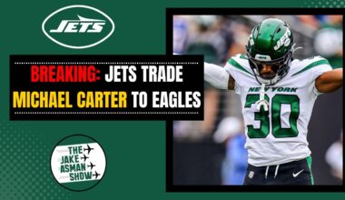 Reacting to Jets trading CB Michael Carter II to Eagles for WR John Metchie!