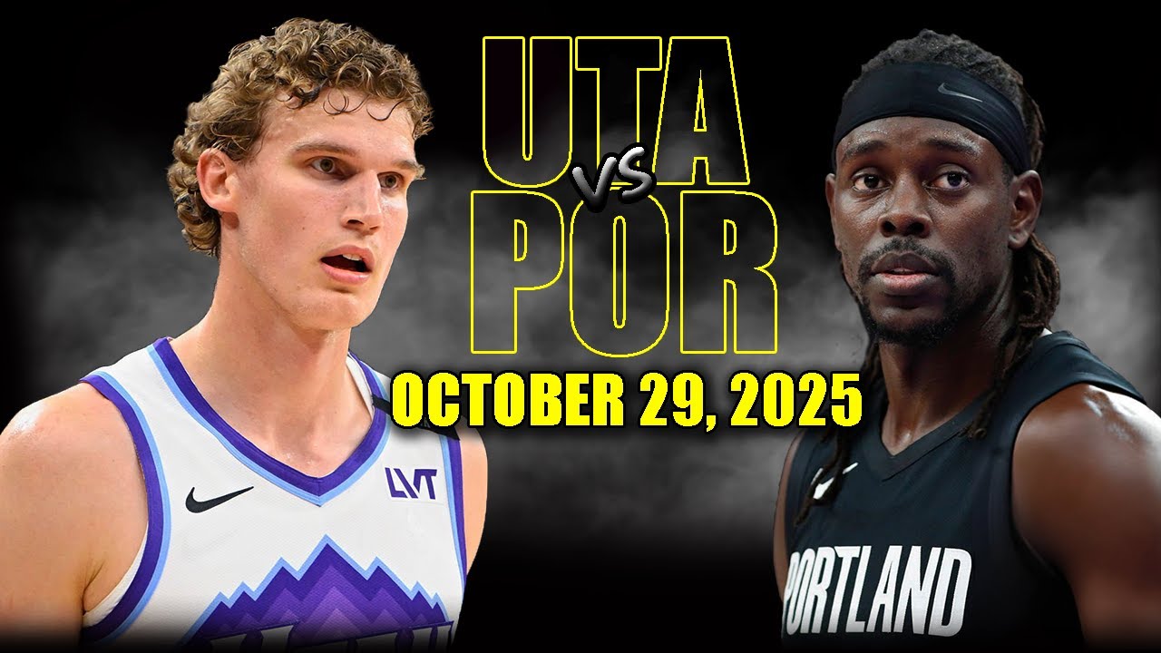 Portland Trail Blazers vs Utah Jazz Full Game Highlights - October 29, 2025 | NBA Season