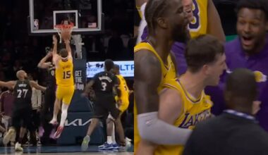 Austin Reaves INSANE game winner buzzer beater vs Timberwolves