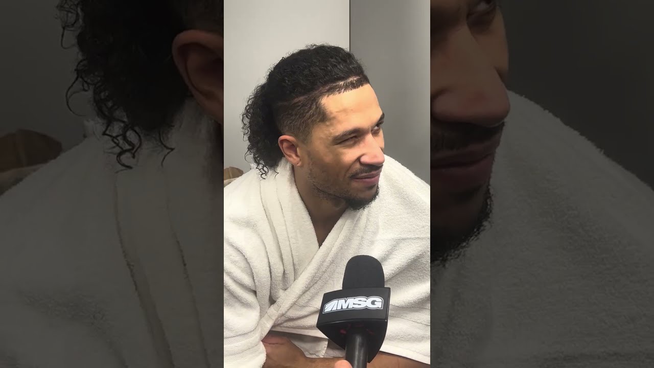 Josh Hart speaks after Miami Heat beat New York Knicks
