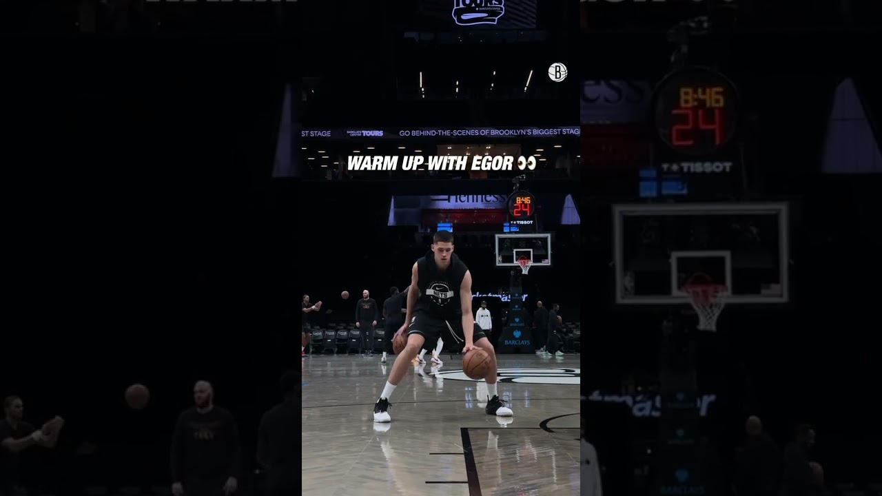 lock in with the rook 🔒 #nba #warmup #basketball