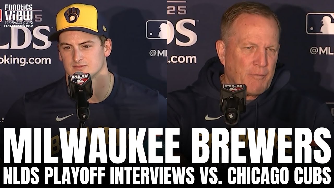 Pat Murphy & Quinn Priester Discuss Milwaukee Brewers 2025 Season, 2-0 NLDS Lead vs. Chicago Cubs