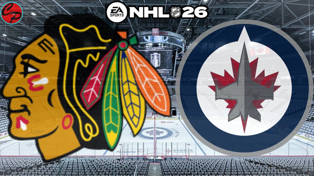 Chicago Blackhawks vs Winnipeg Jets Game 11 NHL 26 (SIM)
