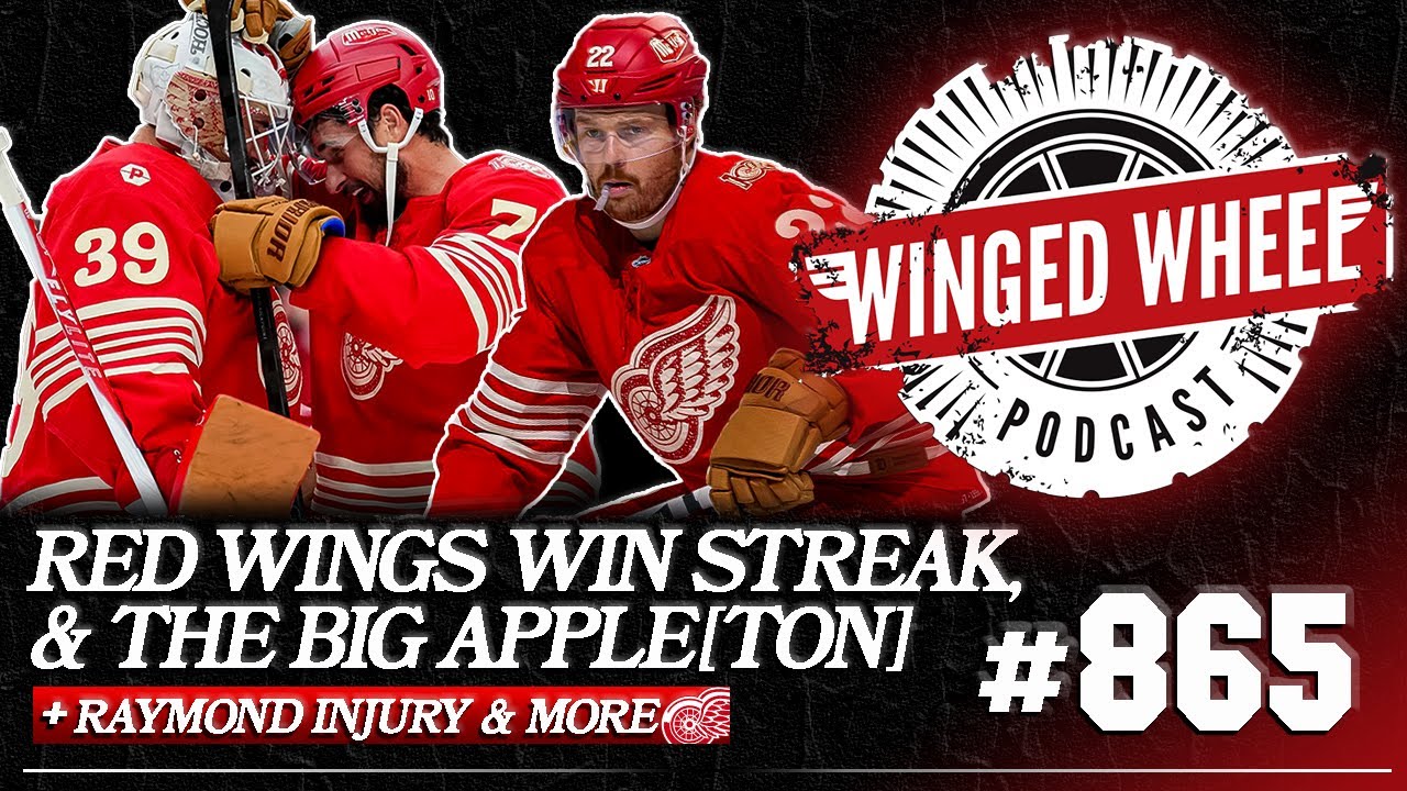 MASON "RAYMOND" APPLETON - RED WINGS WIN STREAK & RAYMOND'S INJURY - Winged Wheel Podcast - Oct. 16