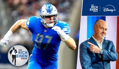 Rich Eisen Reacts to Lions DE Aidan Hutchinson’s Big 4-year Contract Extension | The Rich Eisen Show