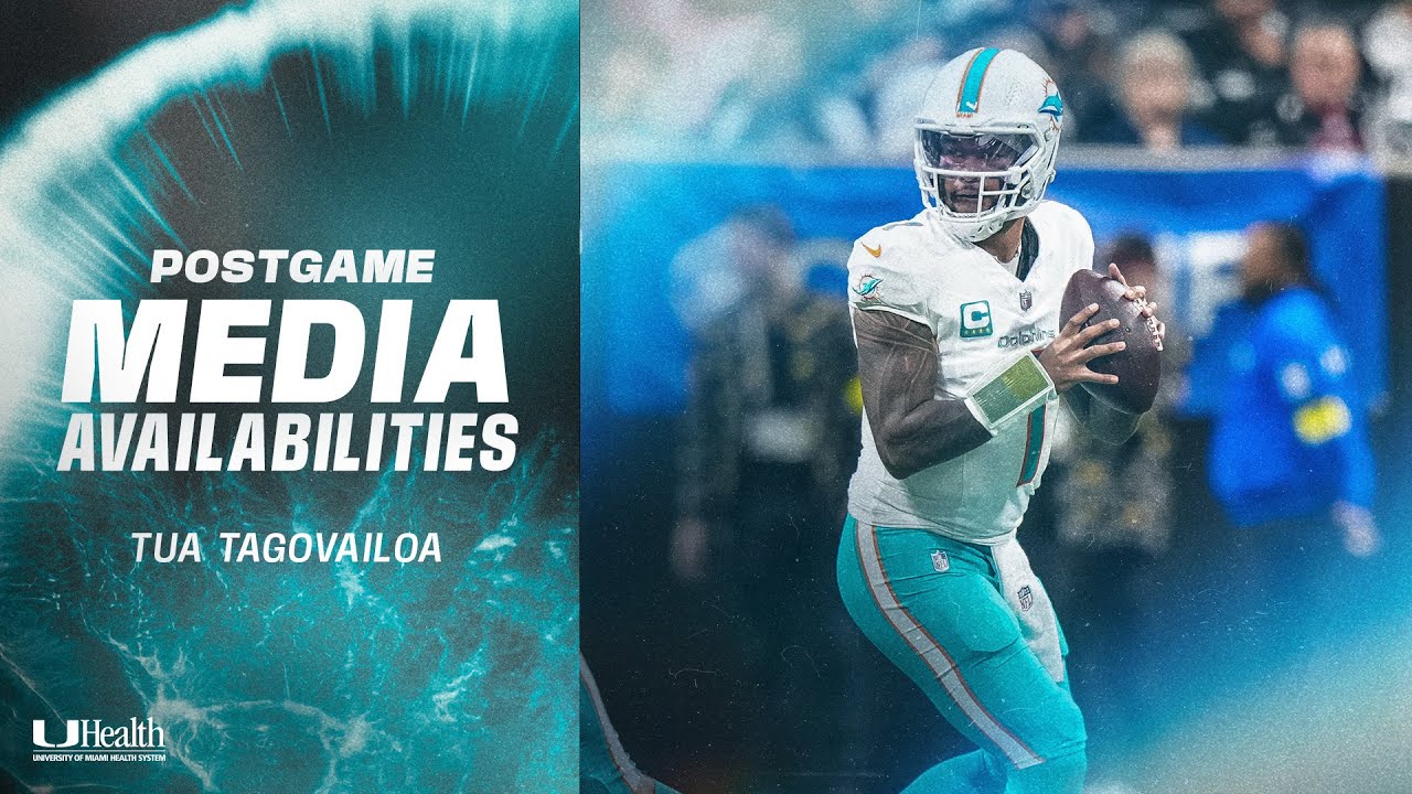 QB Tua Tagovailoa meets with the media after #MIAvsATL  | Miami Dolphins