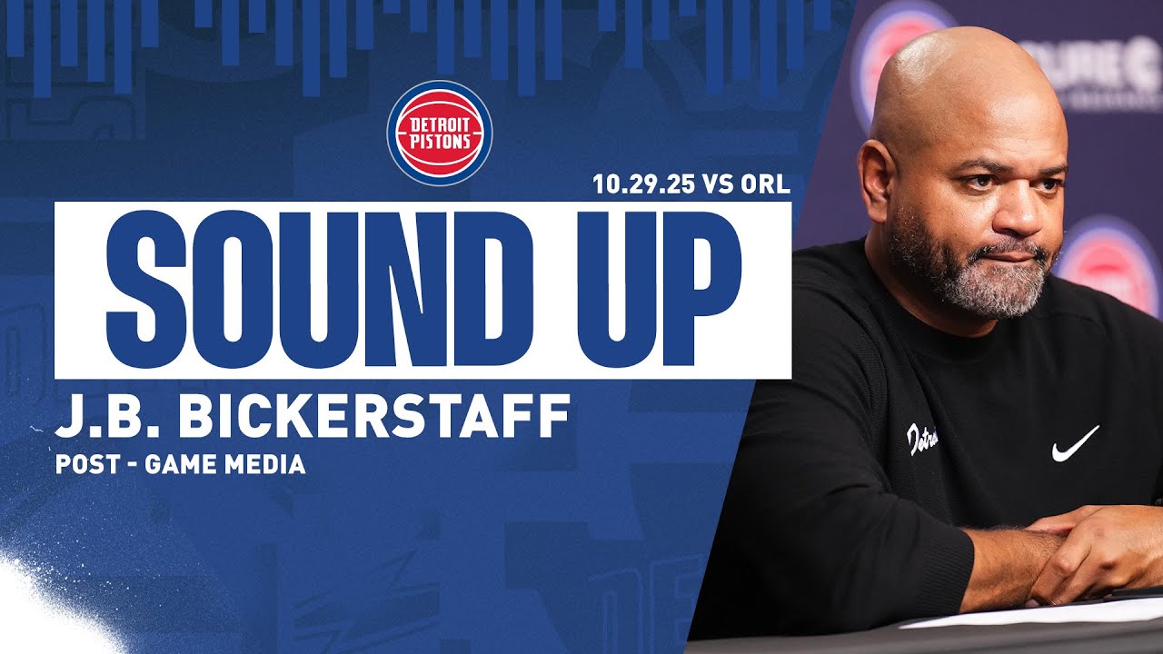 Post-Game Press Conference: J.B. Bickerstaff | Pistons vs Magic | 10.29.2025