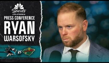 Ryan Warsofsky reacts to bizarre overtime period in Sharks' win over Wild | NBC Sports California
