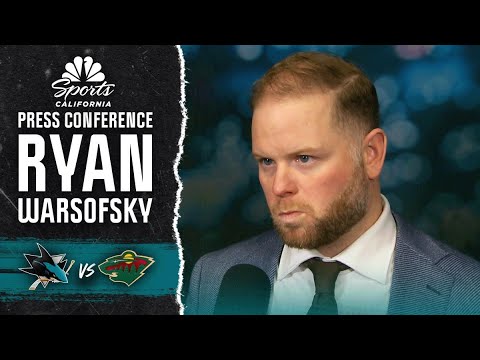 Ryan Warsofsky reacts to bizarre overtime period in Sharks' win over Wild | NBC Sports California