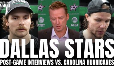 Miro Heiskanen, Sam Steel, Lian Bichsel & Glen Gulutzan Recap Dallas Stars Comeback Win vs. Carolina