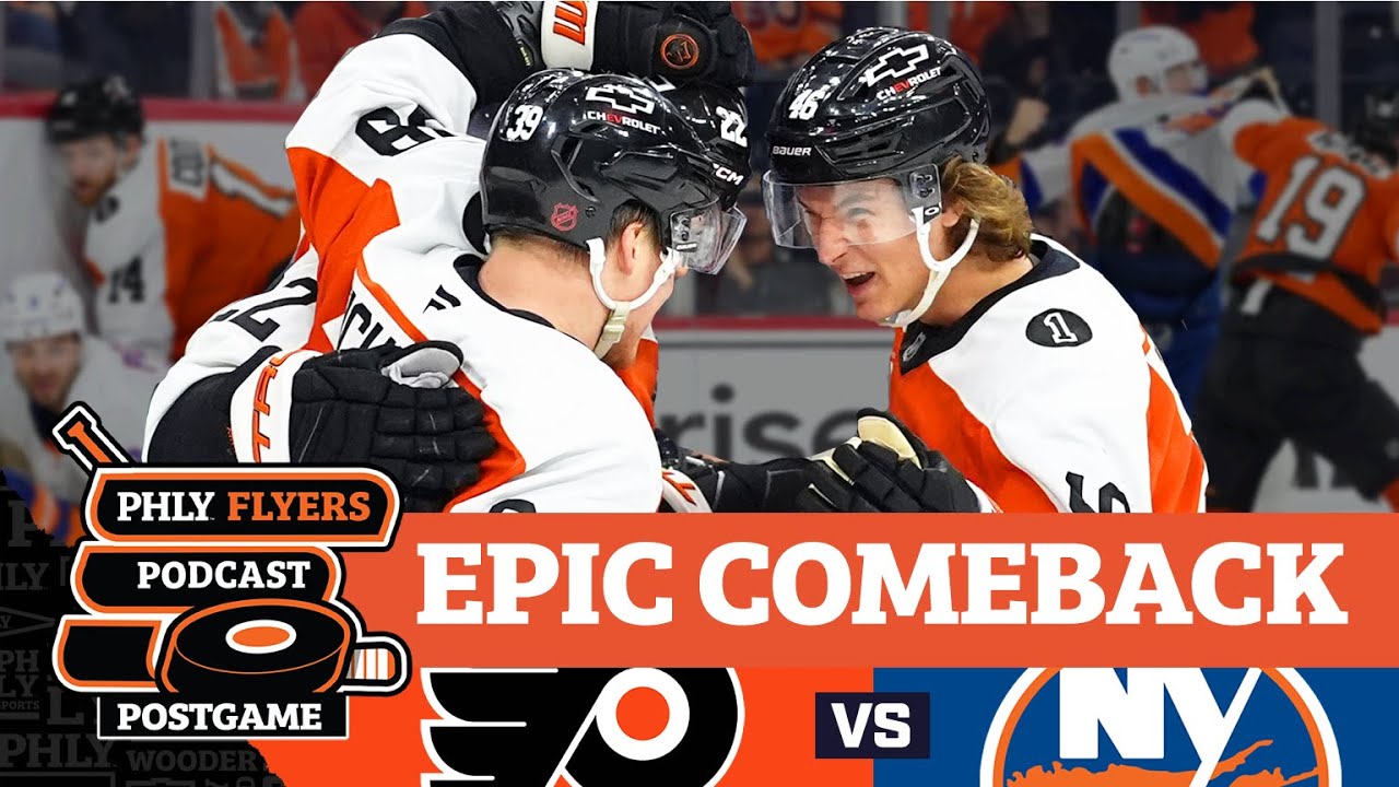 Trevor Zegras POWERS Flyers to shootout win over Islanders | PHLY Flyers Postgame